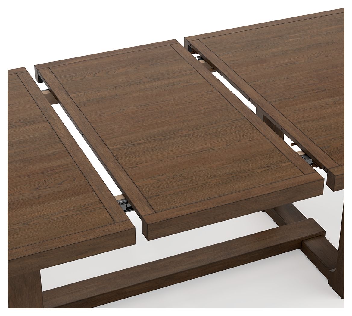 Cabalynn - Light Brown - Rectangular Dining Room Extension Table