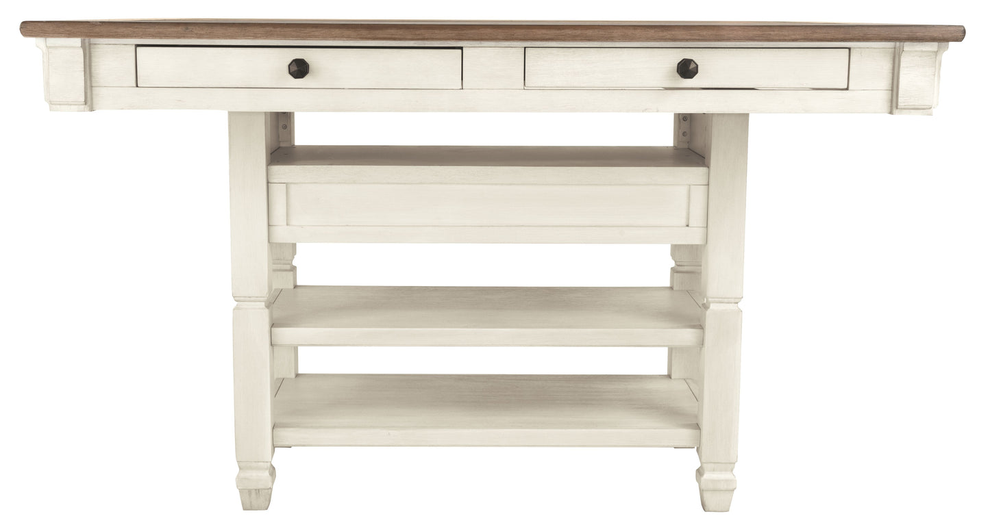 Bolanburg - Beige - Rectangular Dining Room Counter Table