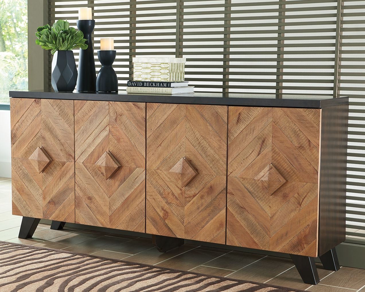 Robin - Brown / Beige - Accent Cabinet