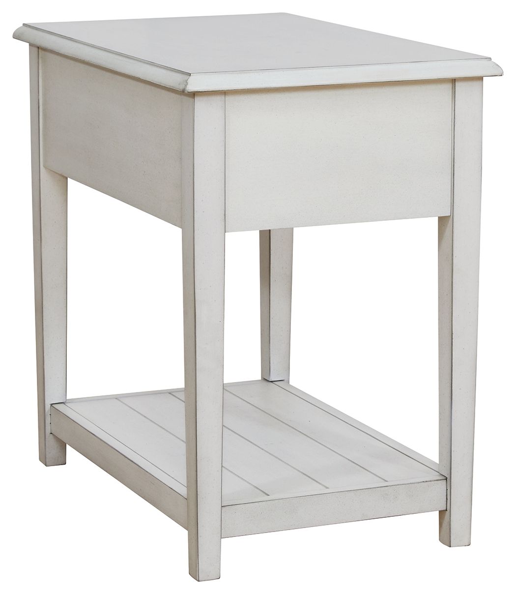 Kanwyn - Whitewash - Rectangular End Table