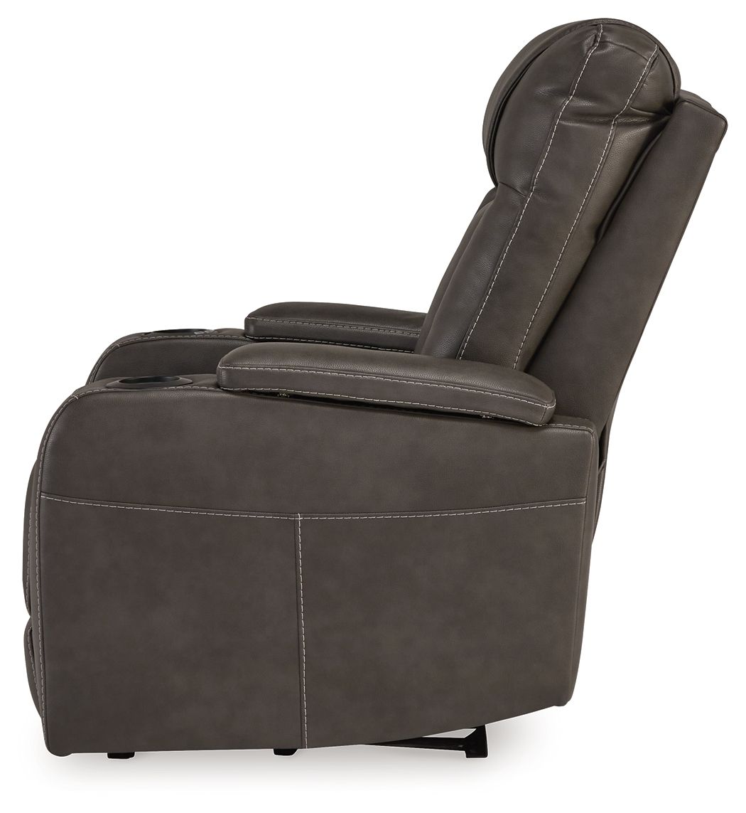 Feazada - Power Recliner With Adj Headrest