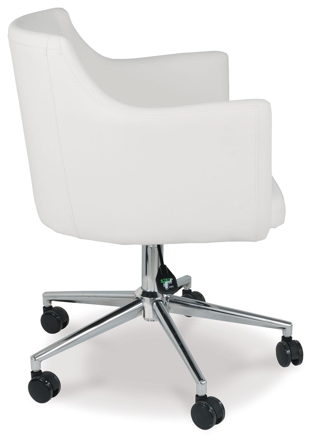 Baraga - White - Home Office Swivel Desk Chair