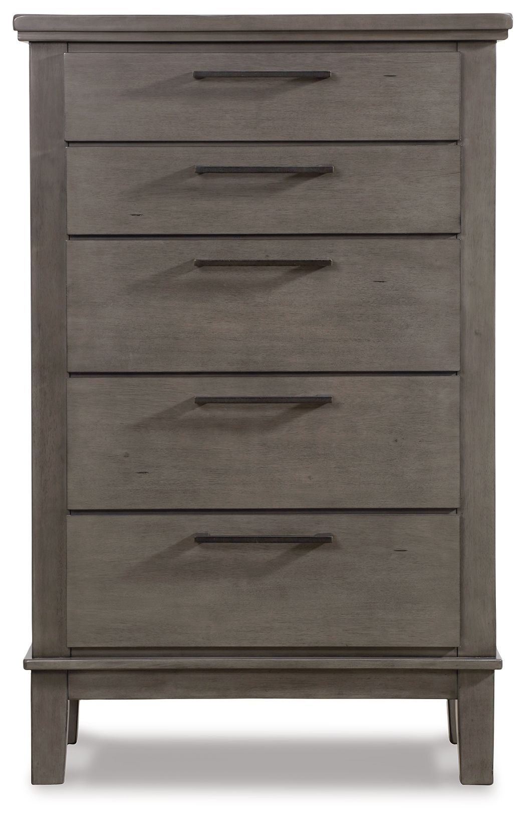 Hallanden - Gray - Five Drawer Chest