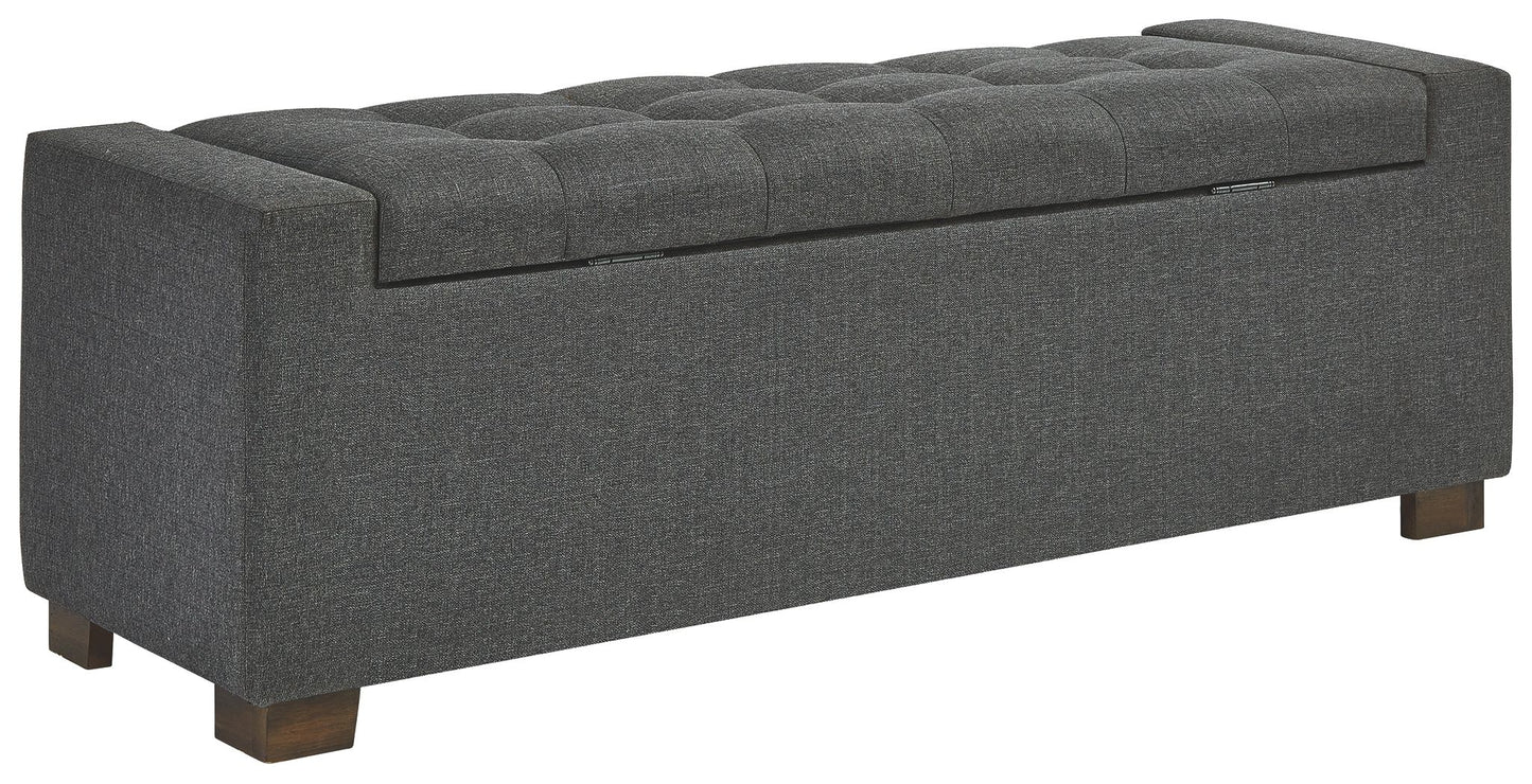 Cortwell - Gray - Storage Bench