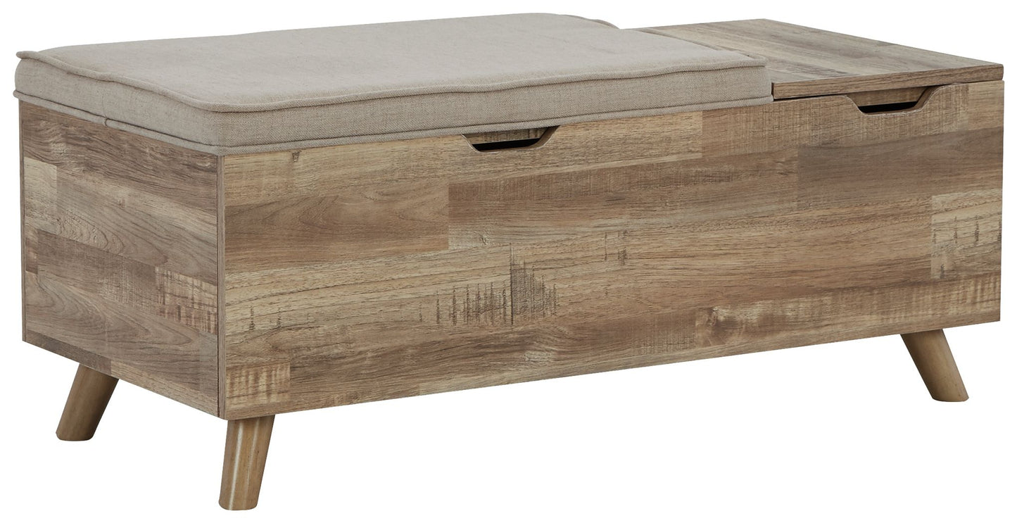 Gerdanet - Beige - Storage Bench