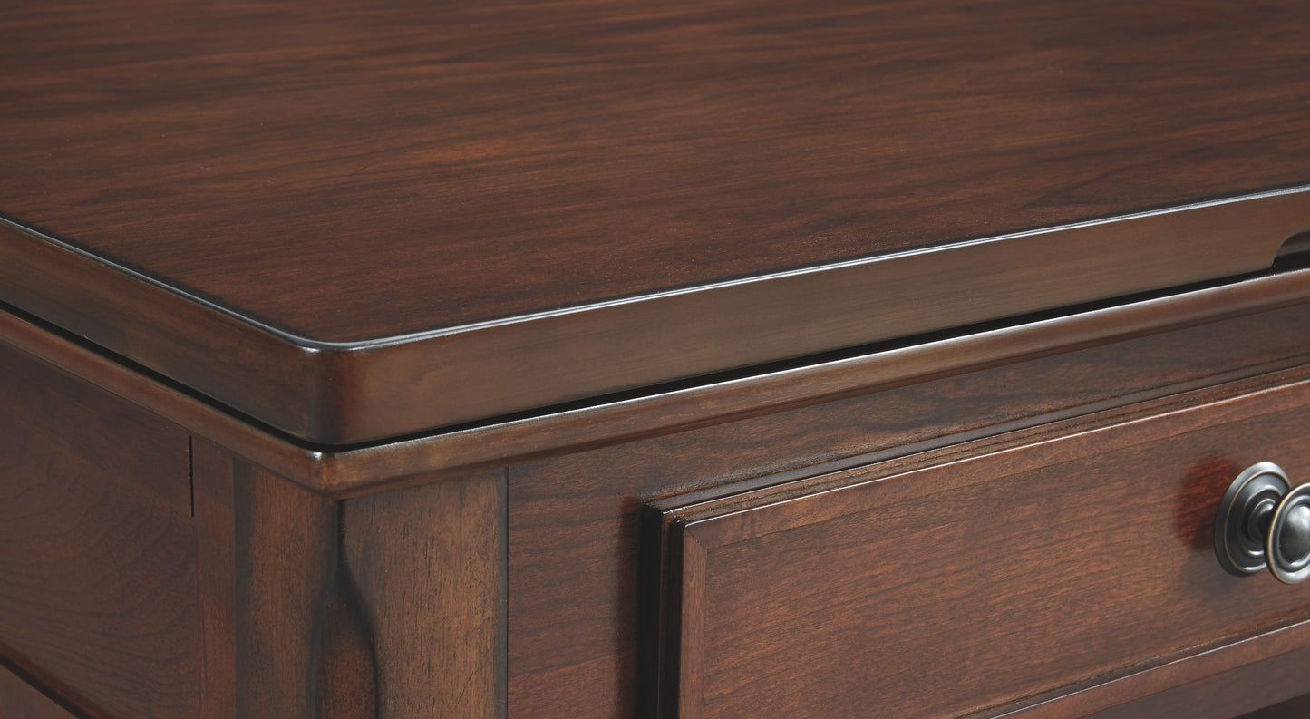 Porter - Rustic Brown - Lift Top Cocktail Table