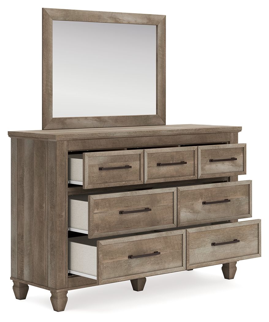 Yarbeck - Sand - Dresser And Mirror