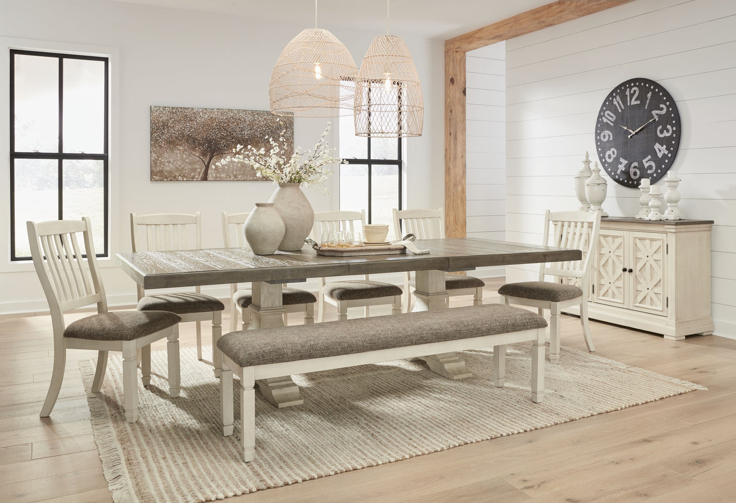 Bolanburg - Brown / Beige - Extension Dining Table