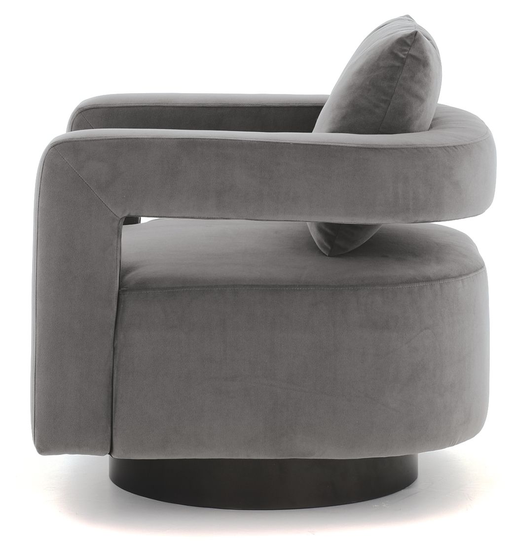 Alcoma - Otter - Swivel Accent Chair