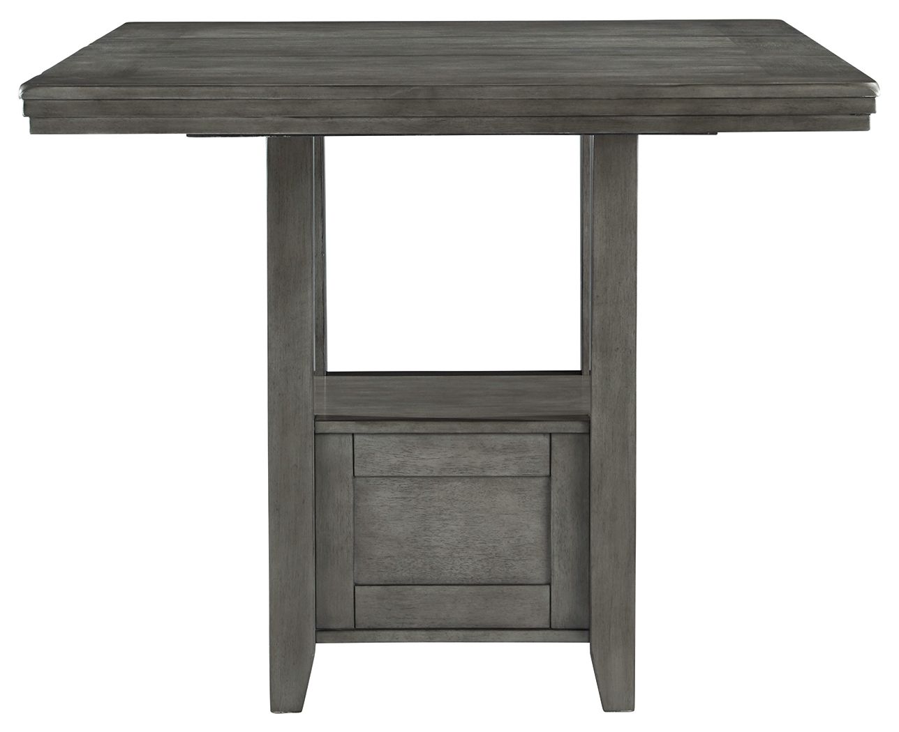 Hallanden - Gray - Rectangular Dining Room Counter Extension Table