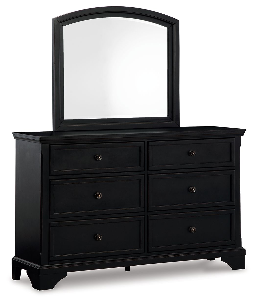 Chylanta - Black - Dresser, Mirror