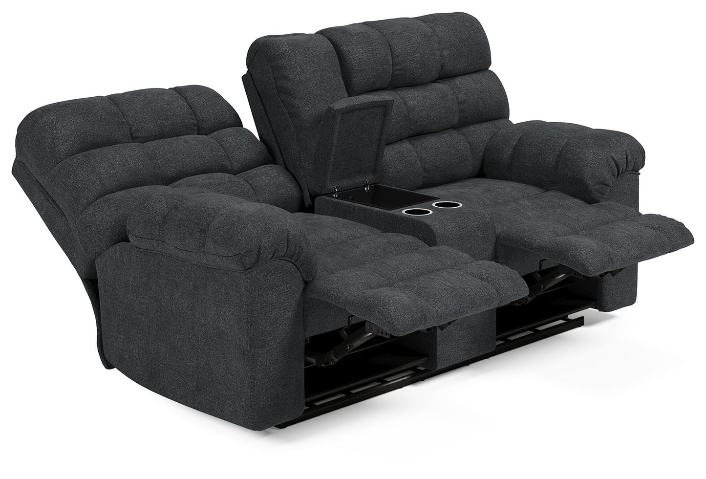 Wilhurst - Marine - Double Rec Loveseat W/Console