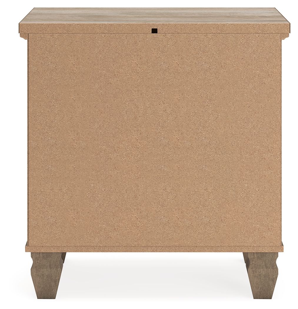 Yarbeck - Sand - One Drawer Night Stand