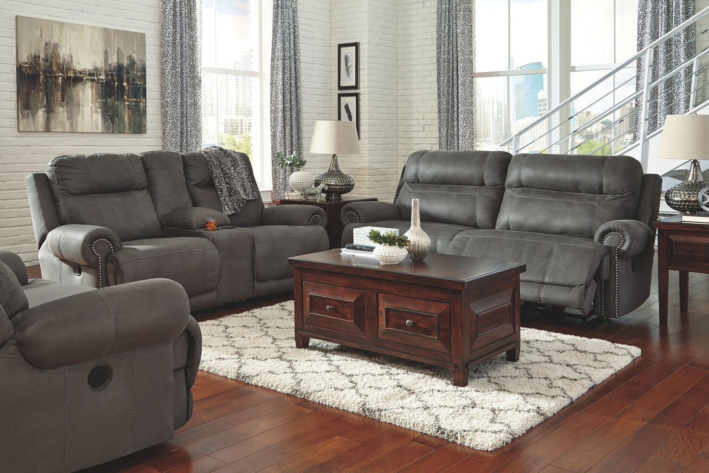 Austere - Gray - Zero Wall Recliner