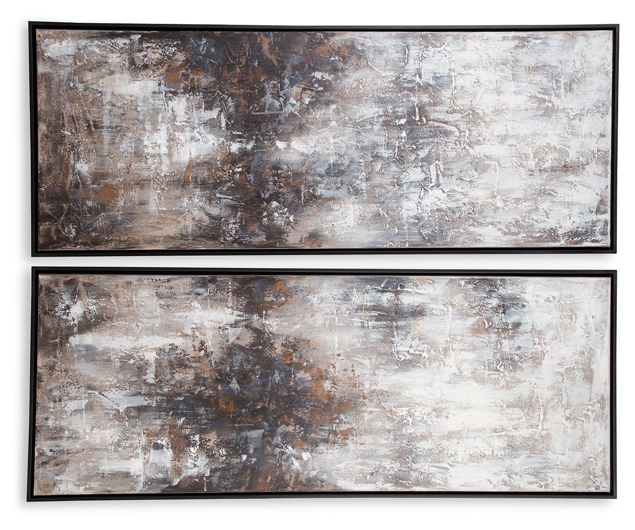 Sahriana - Brown / Beige - Wall Art Set (Set of 2)