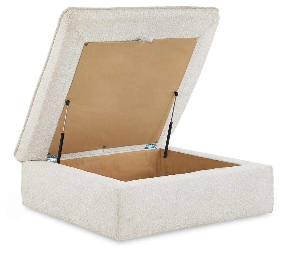 Gimma - Gray - Ottoman With Storage