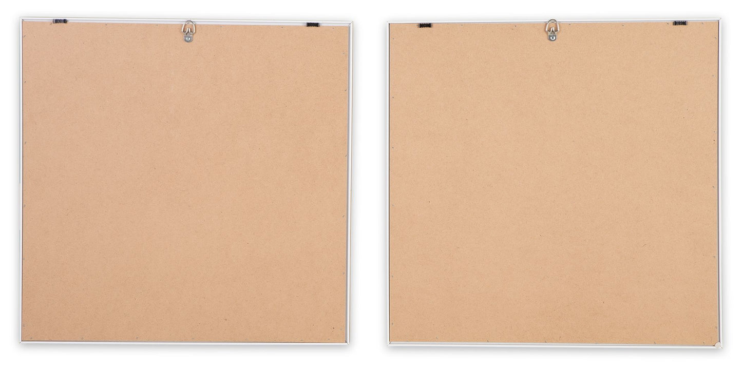 Olymiana - White / Black - Wall Art Set (Set of 2)