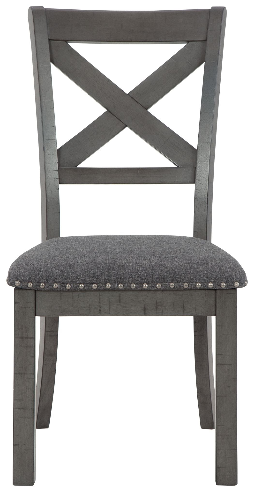 Myshanna - Gray - Dining Uph Side Chair (Set of 2)