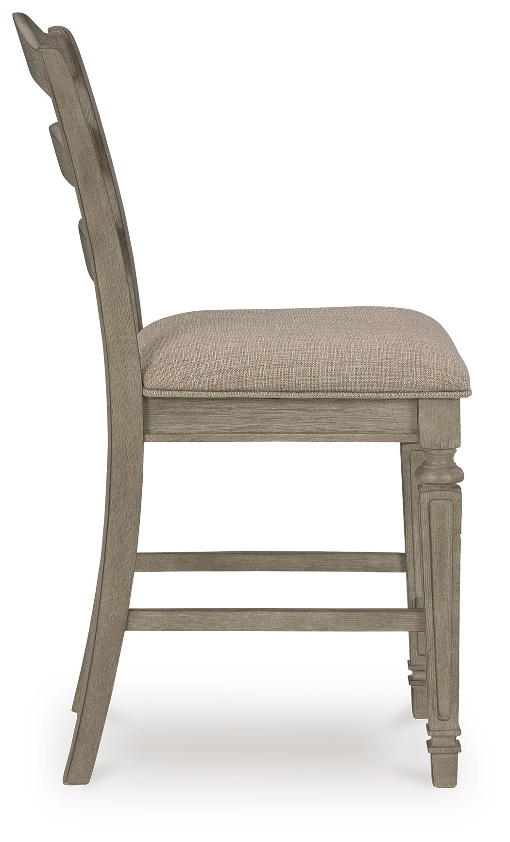 Lodenbay - Antique Gray - Upholstered Barstool (Set of 2)