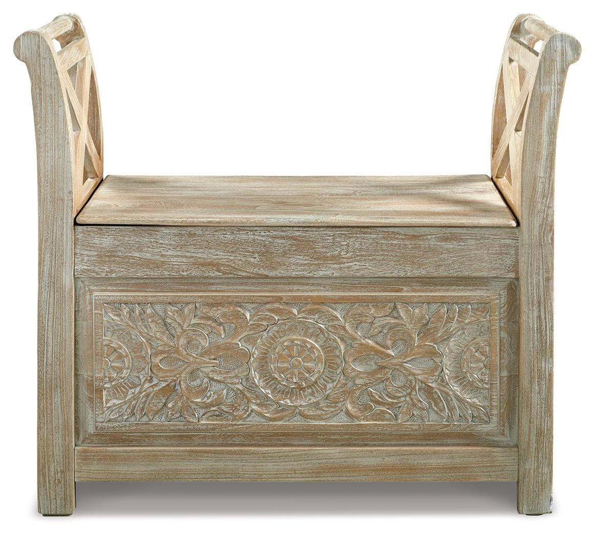 Fossil - Whitewash - Accent Bench