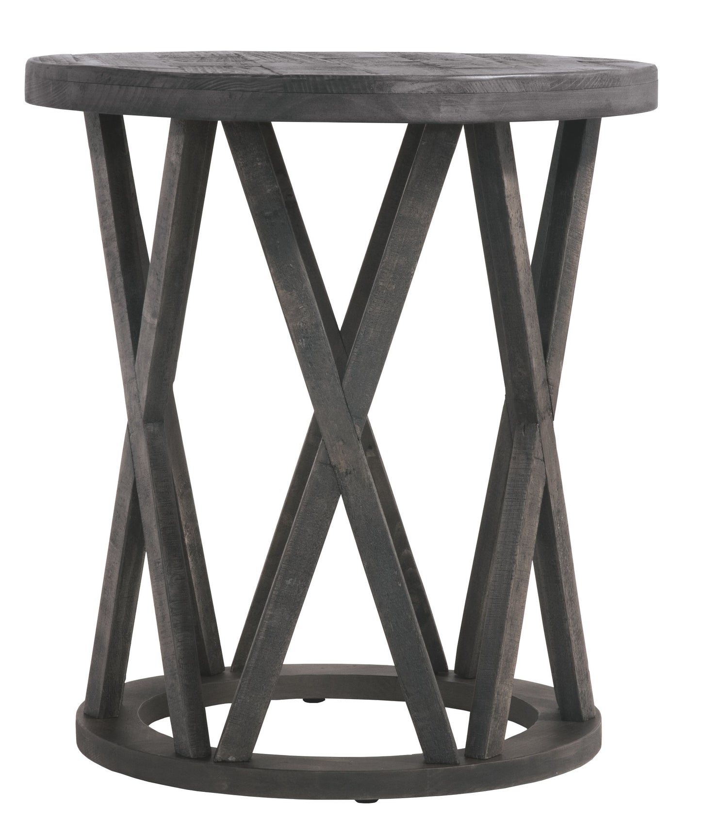 Sharzane - Grayish Brown - Round End Table