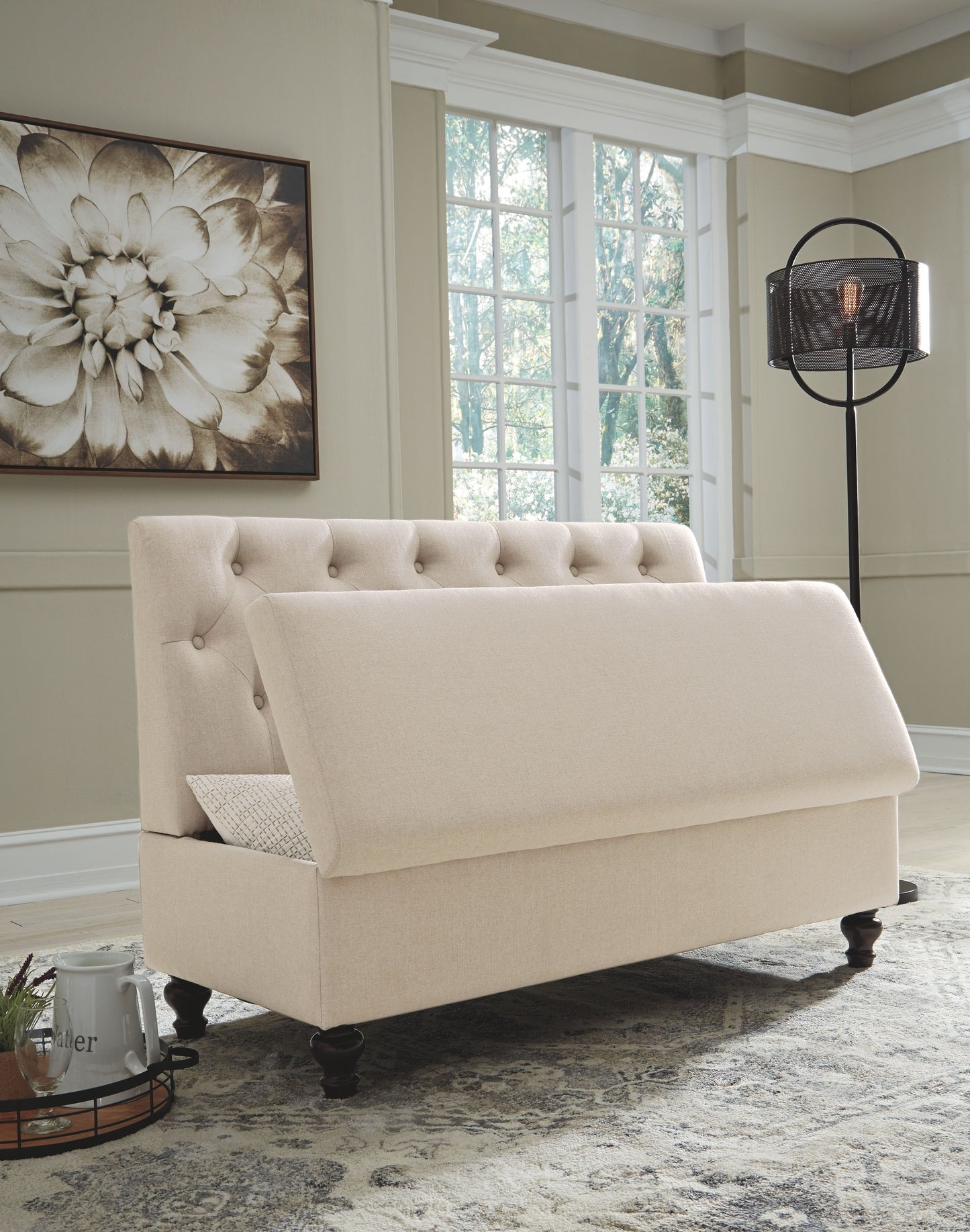 Gwendale - Light Beige - Storage Bench