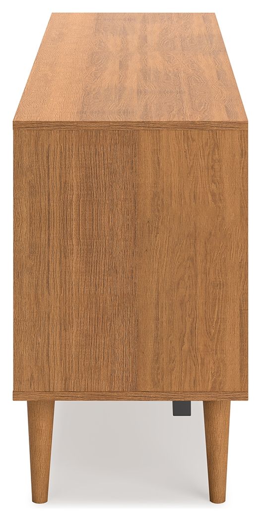 Thadamere - Brown - Large TV Stand