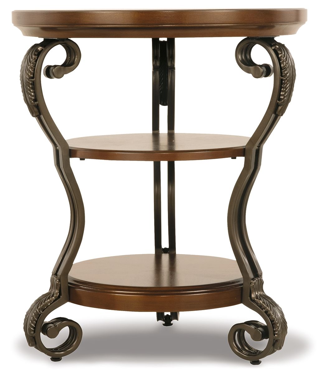 Nestor - Medium Brown - Chair Side End Table