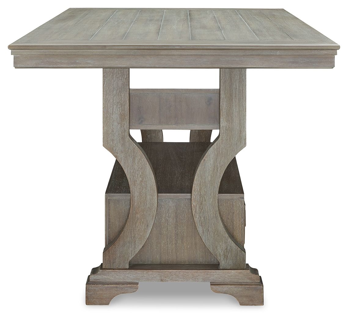 Moreshire - Bisque - Rectangular Dining Room Counter Table