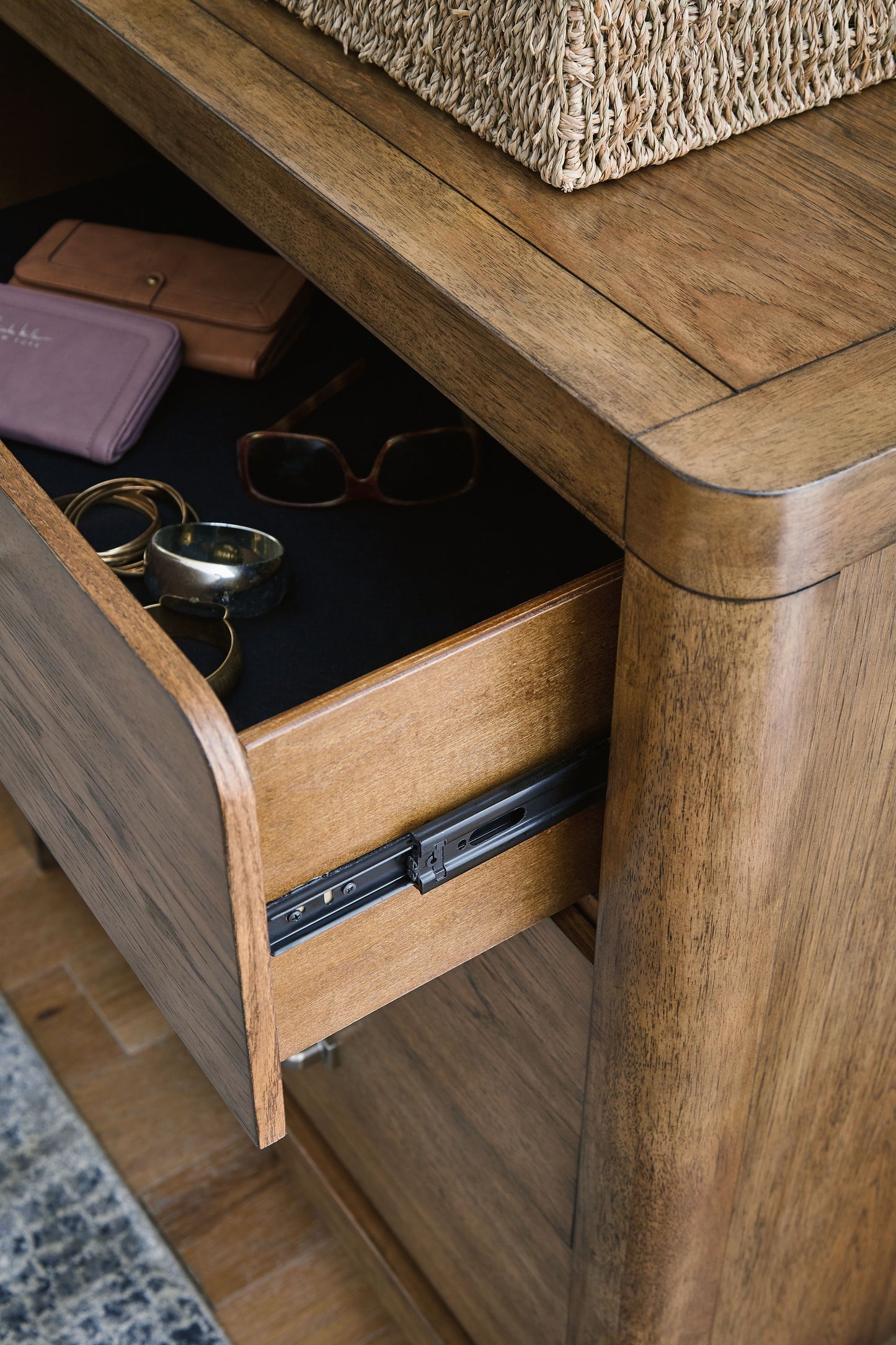 Cabalynn - Light Brown - Two Drawer Night Stand