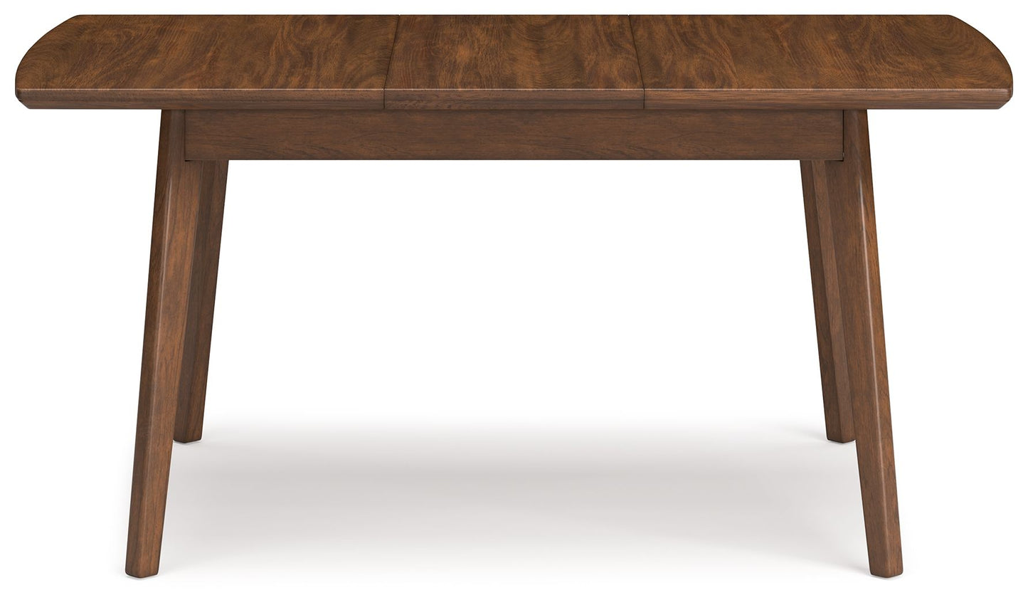 Lyncott - Brown - Rectangular Dining Room Butterfly Extension Table