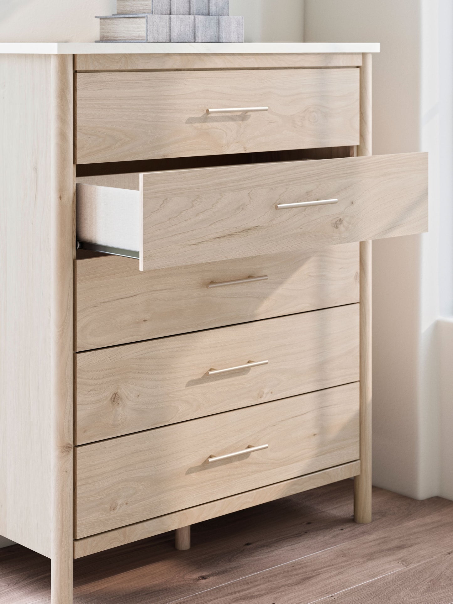 Cadmori - Five Drawer Wide Chest