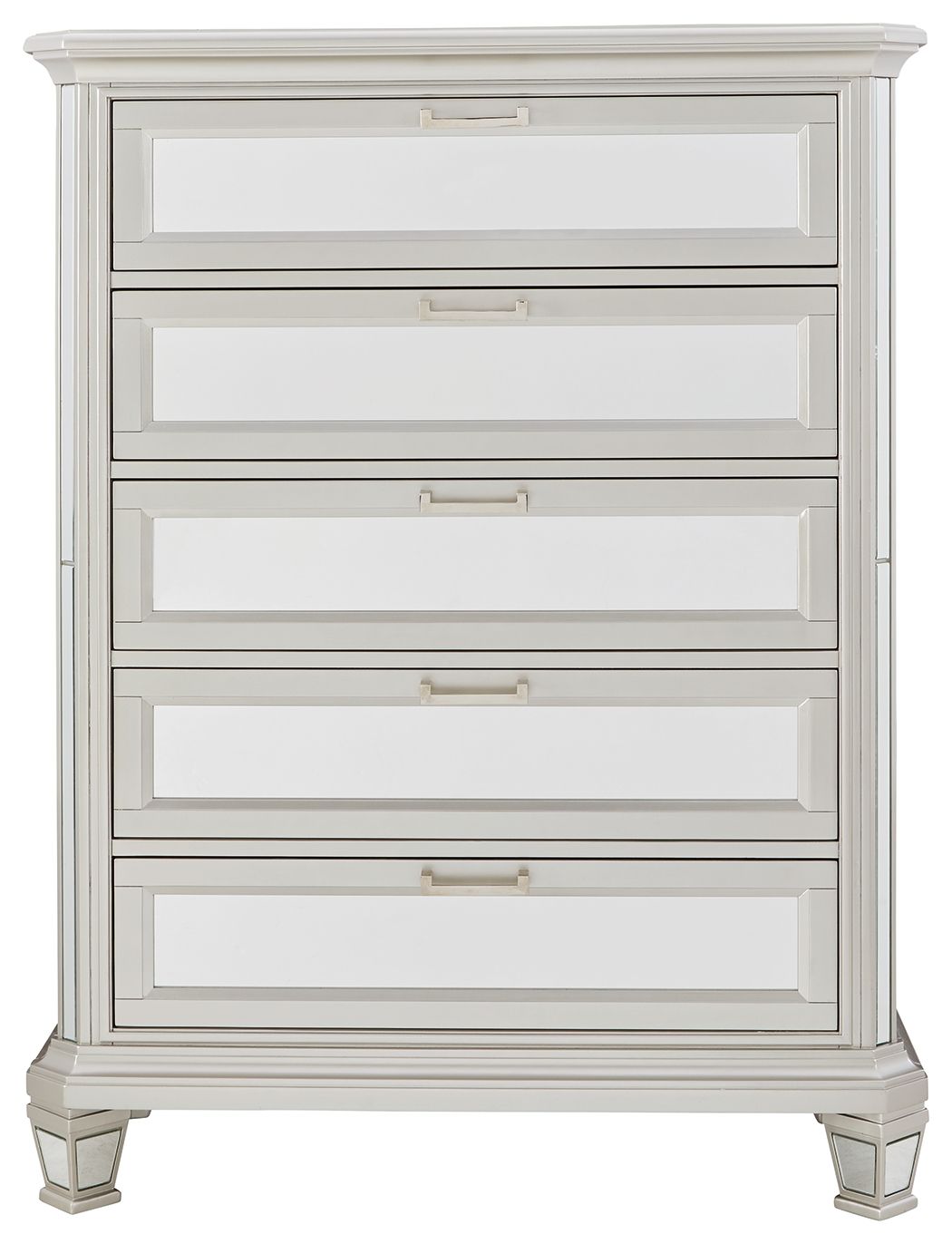 Lindenfield - Silver - Five Drawer Chest