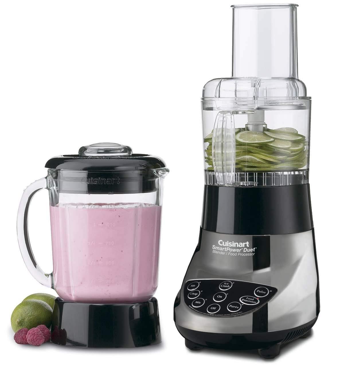 Cuisinart - Duet Blender Or Food Processor Brushed - Pearl Silver