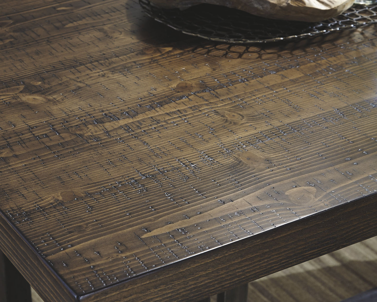 Kavara - Medium Brown - Rectangular Dining Room Counter Table