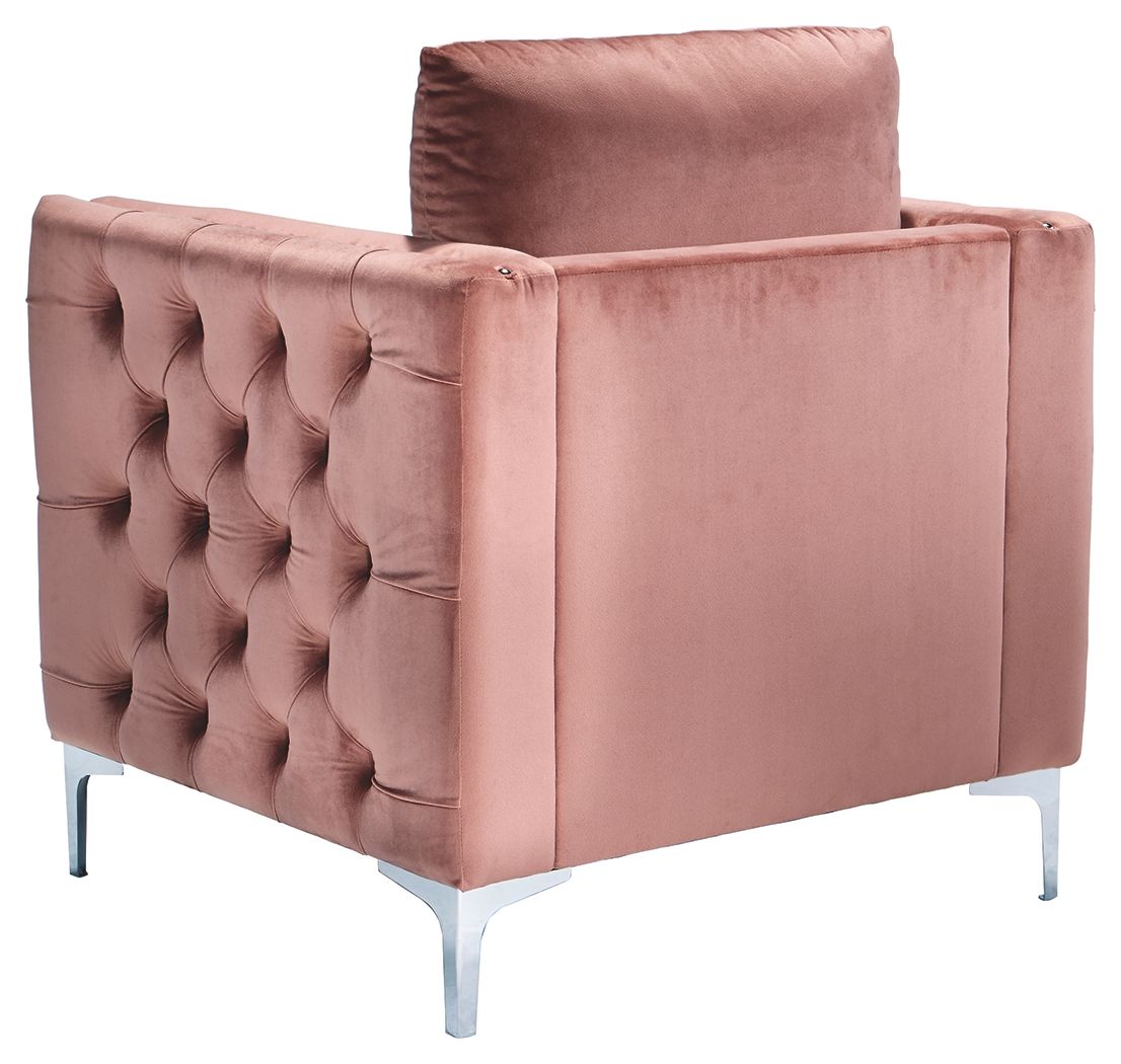 Lizmont - Blush Pink - Accent Chair