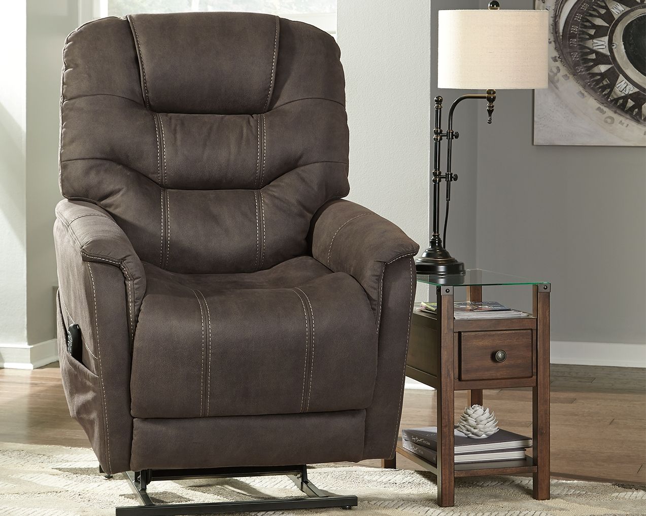 Ballister - Espresso - Power Lift Recliner