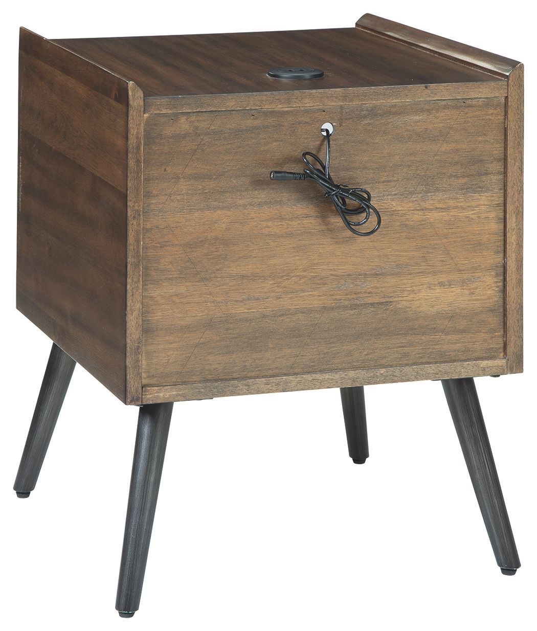Calmoni - Brown - Square End Table