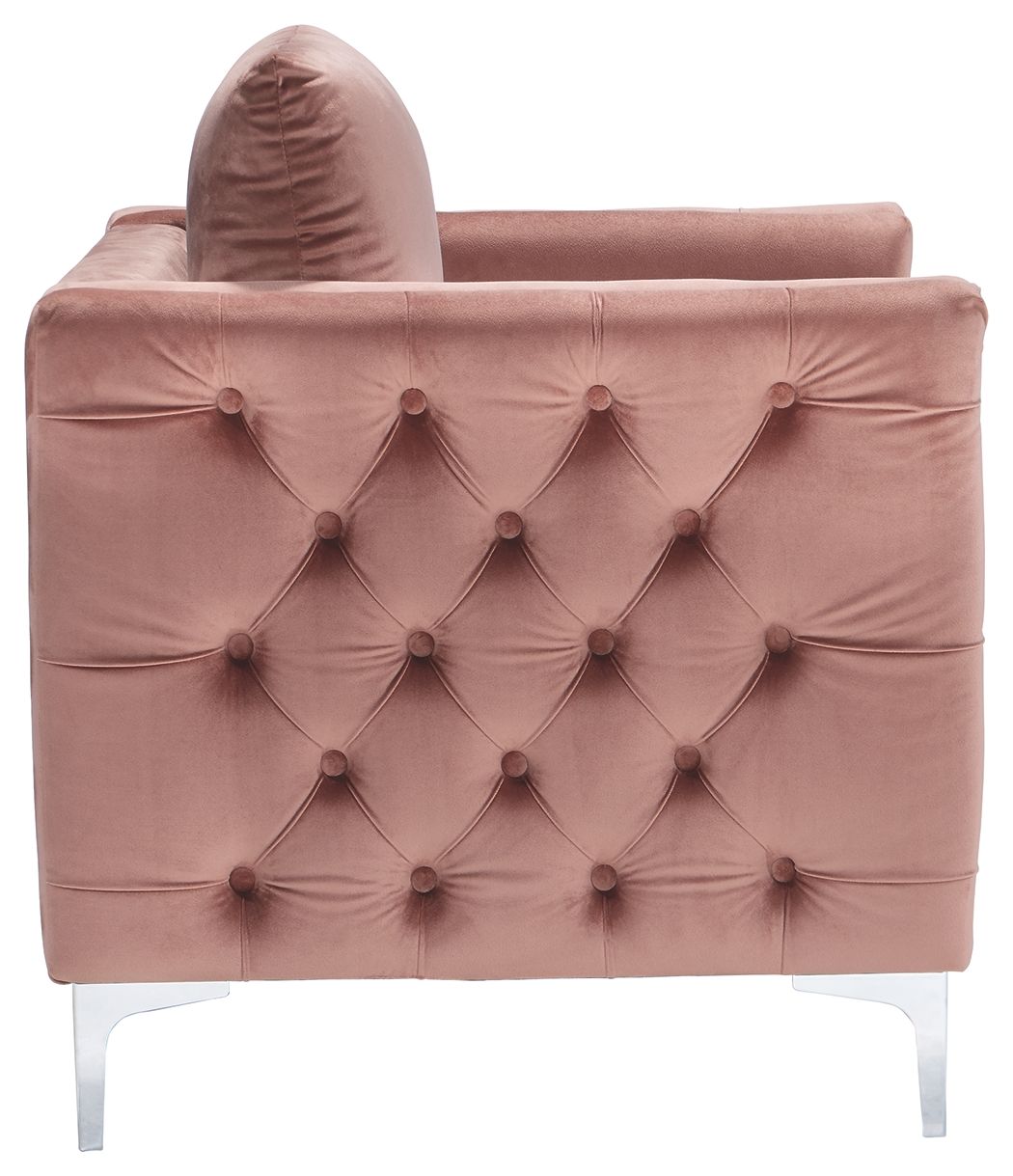 Lizmont - Blush Pink - Accent Chair