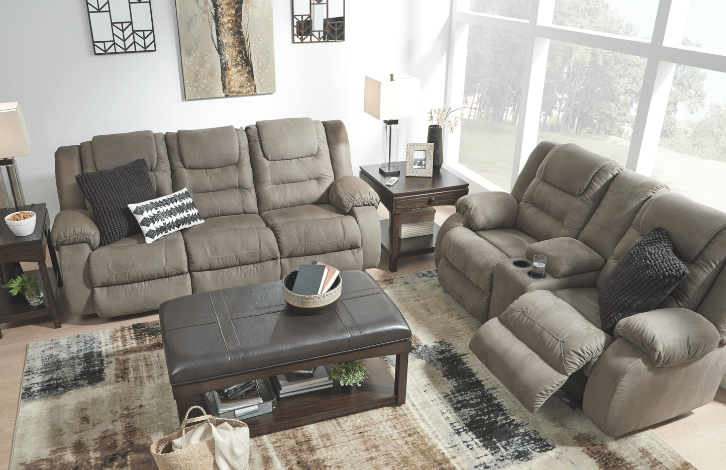 Mccade - Cobblestone - Reclining Sofa