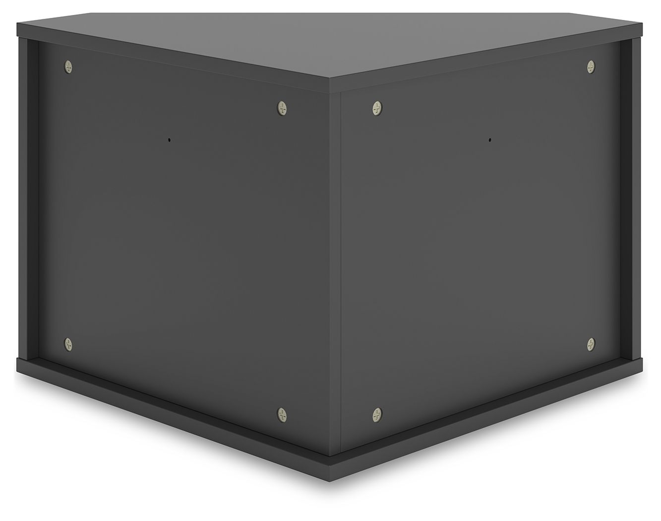 Otaska - Black - Corner Desk, Bookcase