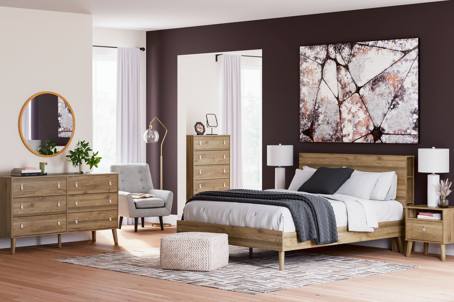 Aprilyn - Dresser, Bookcase Bed Set