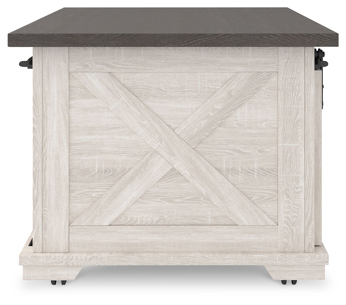 Dorrinson - White / Black / Gray - Rectangular Cocktail Table