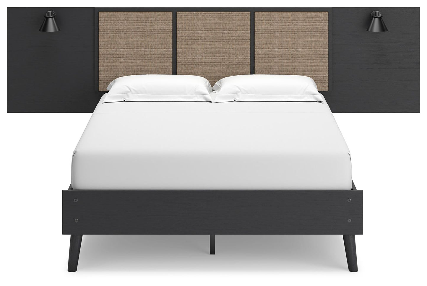 Charlang - Panel Platform Bed With Extensions