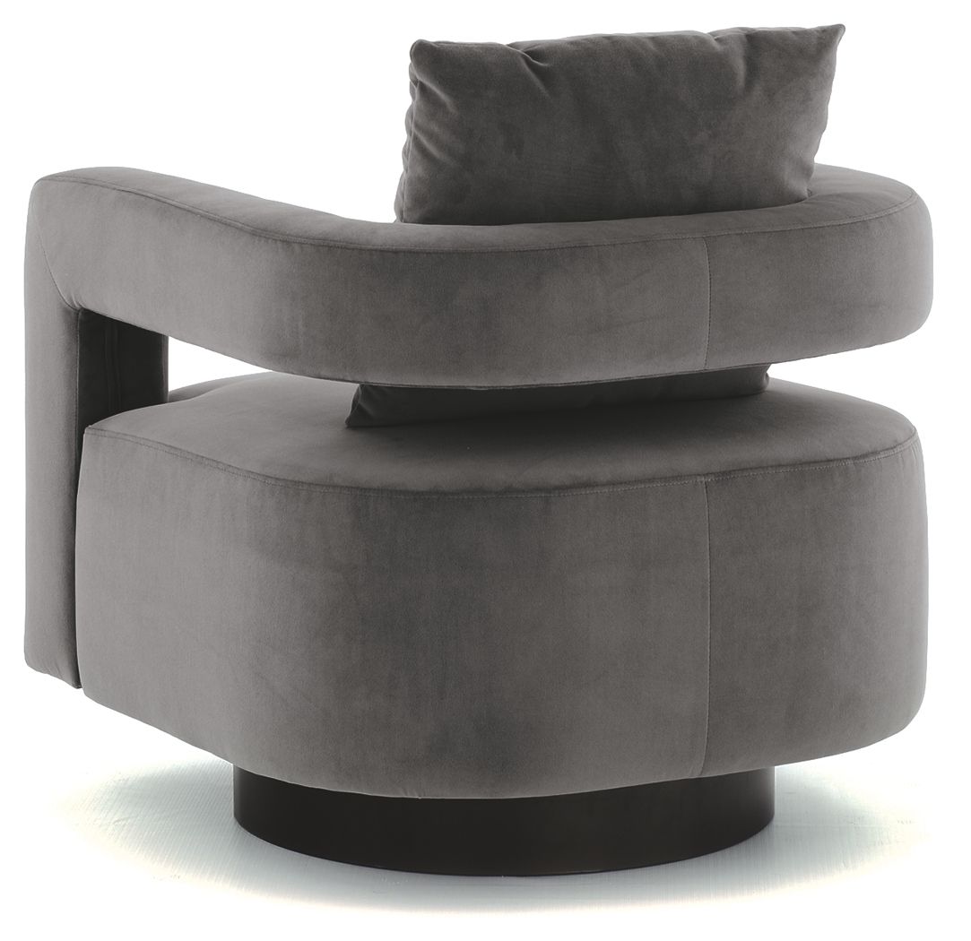 Alcoma - Otter - Swivel Accent Chair