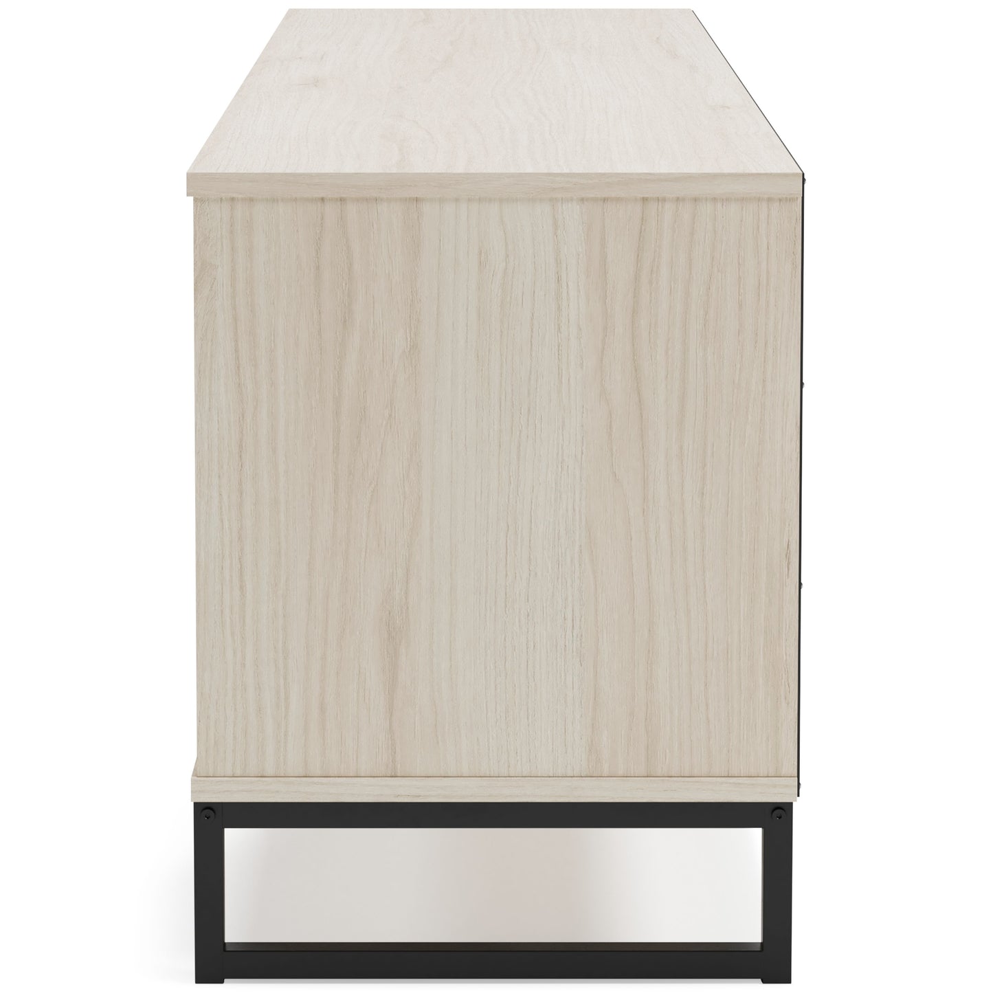 Socalle - Light Natural - Medium TV Stand - Vinyl-Wrapped