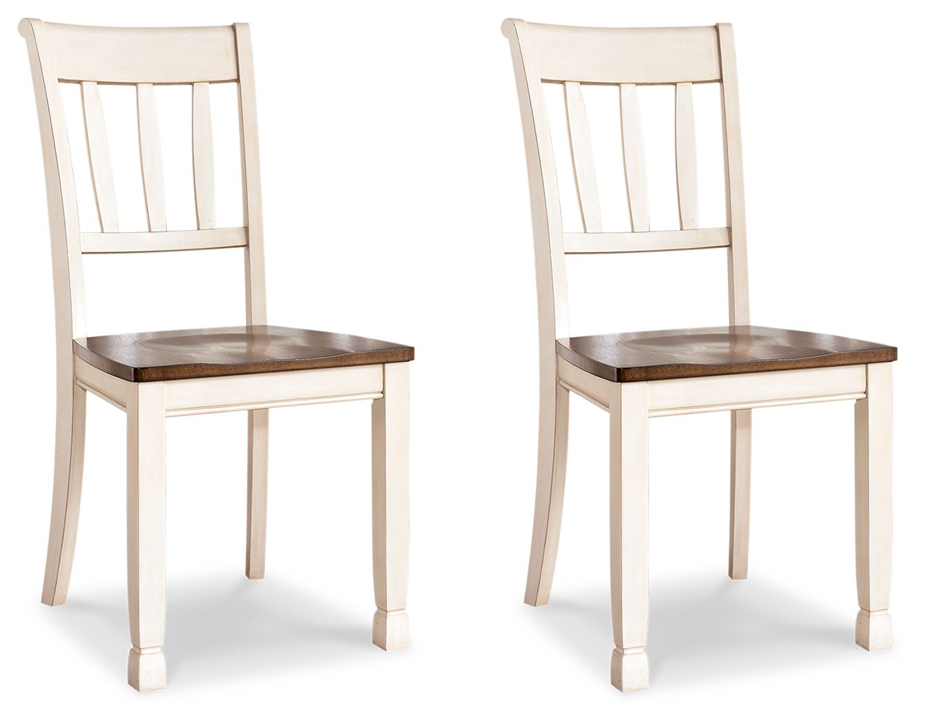 Whitesburg - Brown / Cottage White - Dining Room Side Chair (Set of 2)