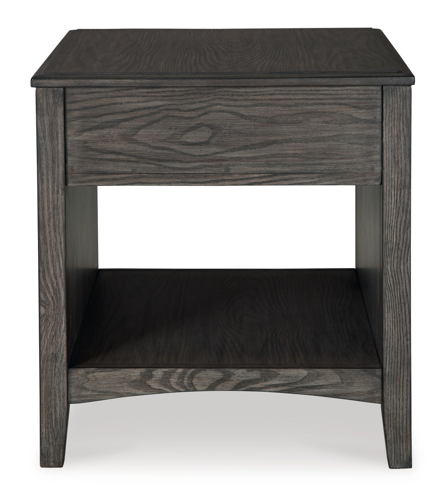 Montillan - Grayish Brown - Rectangular End Table