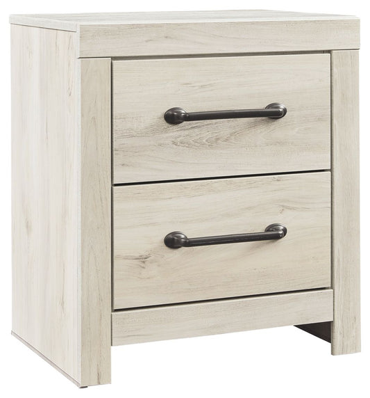 Cambeck - Whitewash - Two Drawer Night Stand