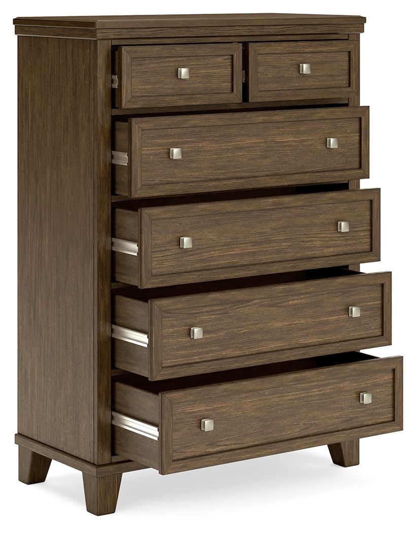 Shawbeck - Medium Brown - Six Drawer Chest